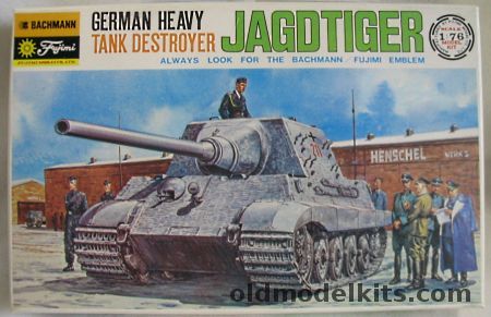 Fujimi 1/76 German Heavy Tank Destroyer Jagdtiger, 0760-150 plastic model kit